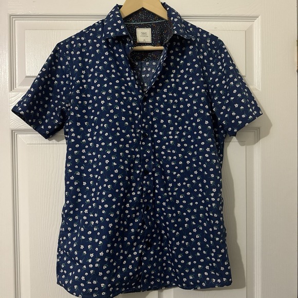 Next Tailoring Other - Next Men's Floral Button Down Shirt Size Medium Slim Fit